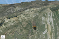 Feu en vallon