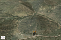 Feu au sein d'un mamelon