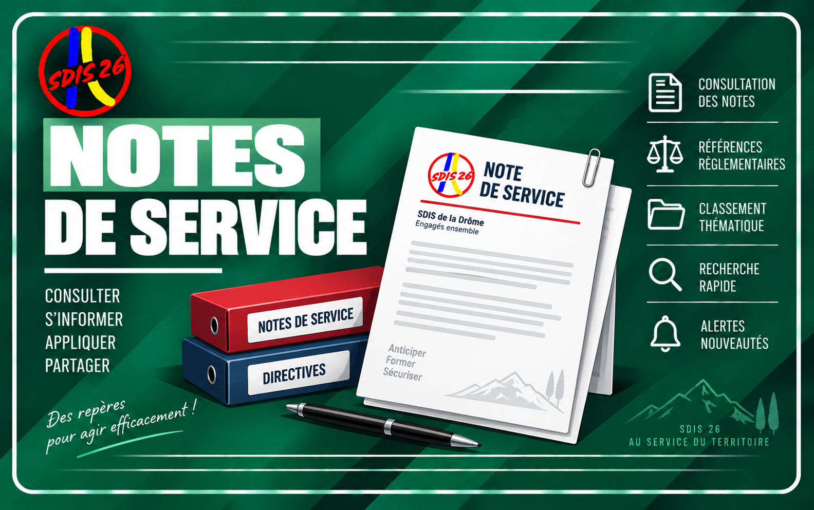 Notes de service